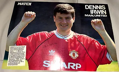 Dennis Irwin Signed Magazine Photo Autograph Manchester United Man Utd B • £5.99