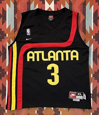 Vintage Nike Atlanta Hawks Shareef Abdur Rahim #3 Men’s XL Made In KOREA • $25