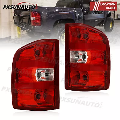 Fit 2007-2013 Chevy Silverado 1500 2500 3500 HD Tail Lights Tail Lamp Left&Right • $49.99