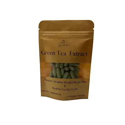 Green Tea Extract 100% Organic Capsules 500 Mg Quantity 30 • $16.50