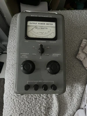 £25 • Buy Marconi Instruments Output Power Meter Radio Equipment Tester 