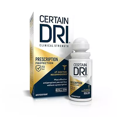 Prescription Strength Clinical Antiperspirant Roll-On Deodorant Hyperhidrosi... • $8.64