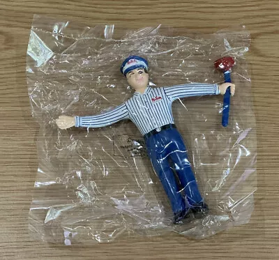 Vintage MR. ROTO ROOTER PLUMBING MAN - 5  Bendable Vinyl Figure BRAND NEW SEALED • $14.84