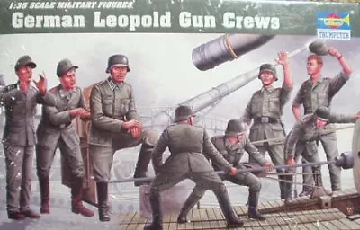 TRP00406 1:35 Trumpeter Leopold Railroad Gun Crew Set #406 • $28.64