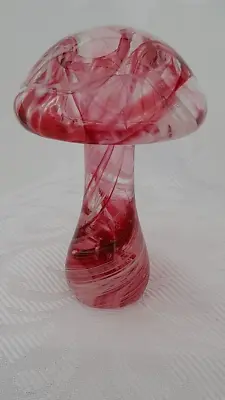 £18 • Buy Heron Glass Red Mushroom 9.5 Cm High - Gift Box - Hand Crafted In Cumbria, UK