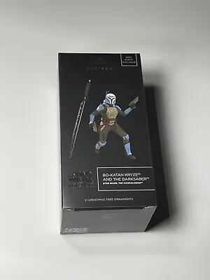 Star Wars Celebration 2022 Hallmark Bo Katan & Darksaber Keepsake Ornament • $616.34