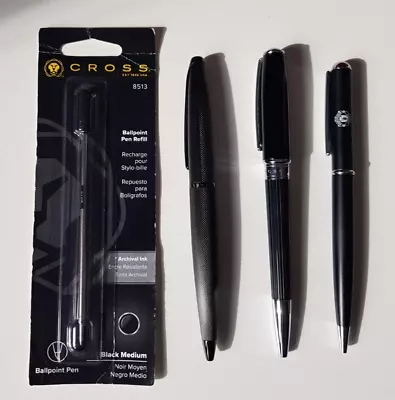 Designer Ballpoint Pens X 3 Pens (Cross Hugo Boss & Manchester United) + Refill • £30