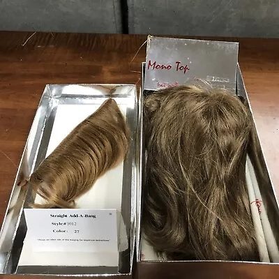$179.66 • Buy Jon Renau Human Style Hair Wig - Mono Top - 5325 Patrice 12/30BT & Straight Bang