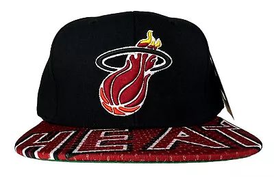 Mitchell & Ness NBA Miami Heat HWC Snapshot Snapback Hat Cap New • $24.99