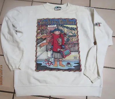 Vintage 80s Stafford Blaine LG Christmas Sweater You'd Better Not Pout Retro • $14.99