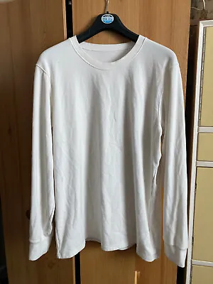 Uniqlo Ladies HEATTECH Ultra Warm Top Size XL Cream White • £8.50