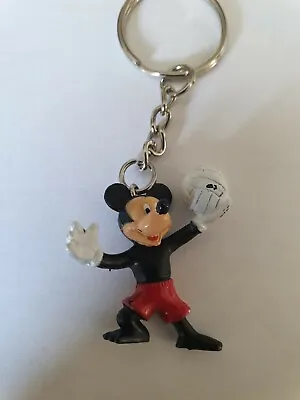 £1.79 • Buy Mickey Mouse With Ball Keyring 