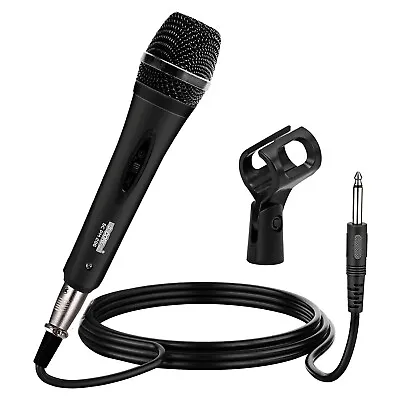 5Core Microphone Dynamic Microfono XLR Audio Cardioid Mic Vocal Karaoke Singing • $11.99