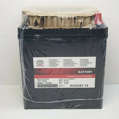 Toyota Yaris Hybrid12v Battery 35ah Genuine Agm 12v Battery S34b20l 28800-yzzrd • £169.99