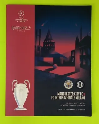 UEFA Champions League Istanbul 2023 Final Programme Football Merchandise • £15