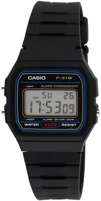 Casio F91W-1 Classic Digital Sport Watch Wrist Watch For Men • $18