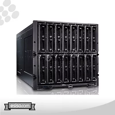 DELL POWEREDGE M1000e 8x M630 BLADE W/1x E5-2678v3 2.5GHz 128GB RAM 1x 1.6TB SSD • $8232