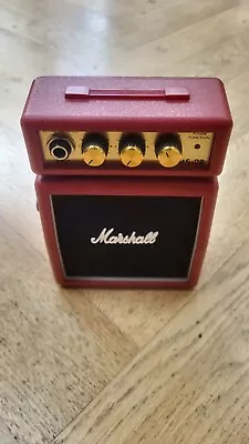 Marshall MS-2R Micro Amplifier - Red.  • £0.99