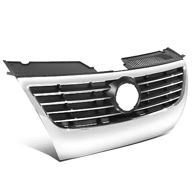 Fit 06-10 VW Passat Front Bumper Grille Factory Style Face Bar W/ Badge Slot • $90.11