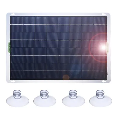 $35.99 • Buy 50W 12V Solar Panel Kit Trickle Battery Charger For Maintainer Backup Car Boat
