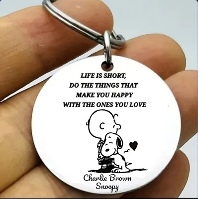 Snoopy Charlie Brown Hot Quote Keychain Movie TV Show • $12