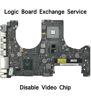 MacBook Pro 15” A1286 2010 2.4GHz Logic Board 820-2850-A Exchange Installation • $99.99