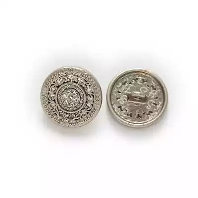 5pcs Retro Enamel Round Metal Buttons For Clothing Repair Sewing Handmade Decor • $4.59