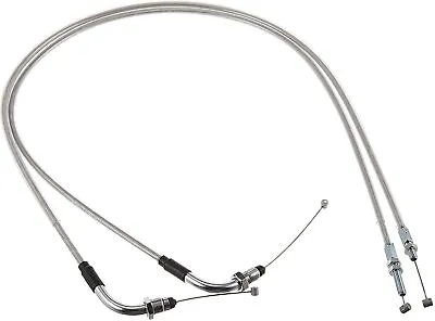 KITACO Throttle Cable Normal Length Stainless Mesh GROM 905-1432300 • $154.18