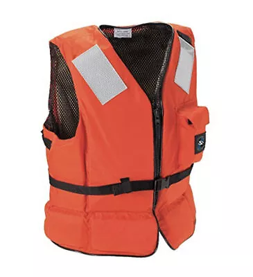 Stearns I416 Deck Hand II Adult 4X-7X 52-68 In Chest PFD Flotation Vest Type III • $58.49