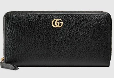 $219 • Buy Gucci Zip Around Continental Marmont Long Wallet