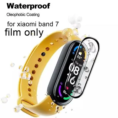 For Xiaomi Mi Band 7 NFC Full Coverage Tempered Glass P1 Protector Screen H1C2 ' • £1.22