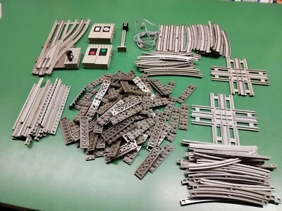 £158.43 • Buy Lego System Train 12volt Large Lot Traffic Light Interchange Tracks For 7740