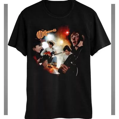 The Monkees Gift Funny Men All Size Cotton Black T-Shirt • $24.99