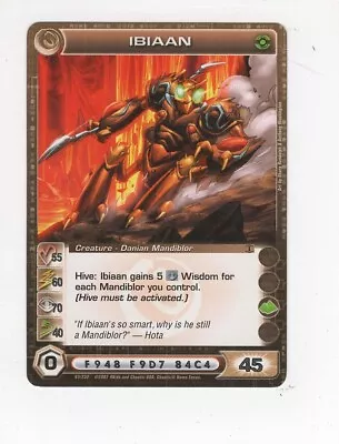 Chaotic Creature Card Danian Ibiaan Min Energy • $1.25