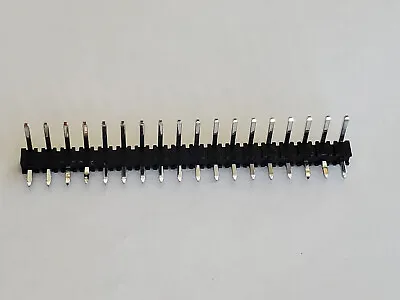 50pcs Right Angle Single Row Header 90 Degrees Connector 18Pins 2.54mm Pitch • $5.99