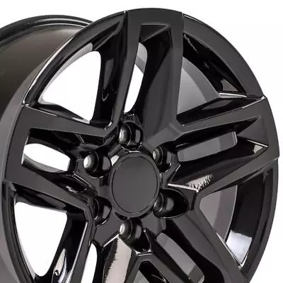 $780 • Buy 18x8.5 Black 5911 Wheels SET (4) Fits Suburban Tahoe Silverado Z71 Trail Boss