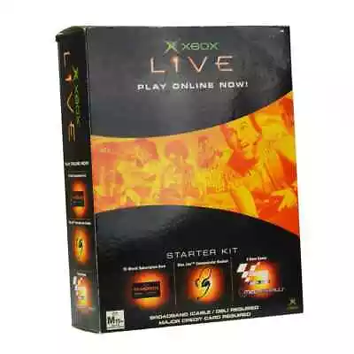 Microsoft Xbox Live Starter Kit Collectors Item: Box & DVD Only - Retro Vintage • $49.99