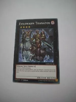 Evilswarm Thanatos - LEHD-ENC36 - Common 1st Edition Yugioh • $0.99