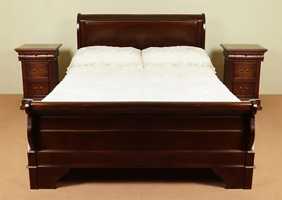 Single 3ft11 Sleigh Bed Colonial Style With Slats From Manufacturer 80194 • £729