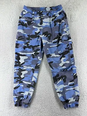 VIP Jeans Pants Womens 13 Blue Denim Jogger Naval Camo Cotton Blend Cargo • $21.44