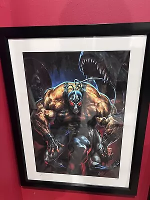 Sideshow Art Print Framed Bane Vs Batman • $130