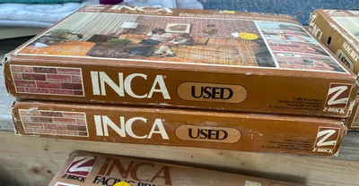 $50 • Buy 40 Tiles Vintage Z-Brick Country Rustic Facing Brick  USED Color Unused 2 Boxes