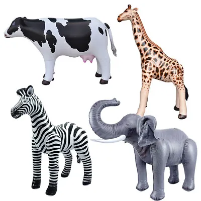 PVC Inflatable Giraffe Giant Balloon Easter Rabbit Animals Elephant K-ou • $11.71