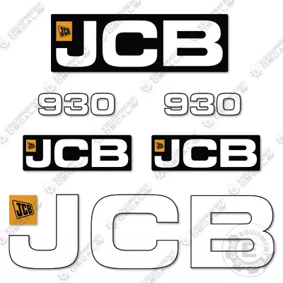 $149.95 • Buy Fits JCB 930 Forklift Decal Kit Equipment Decals