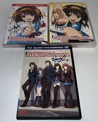 The Melancholy Of Haruhi Suzumiya - Seasons 1 2 And Disappearance - Signed/Auto • $149.99