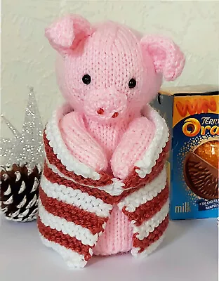 £1.99 • Buy KNITTING PATTERN Pig In Blanket Christmas Novelty Toy & Chocolate Orange Cover