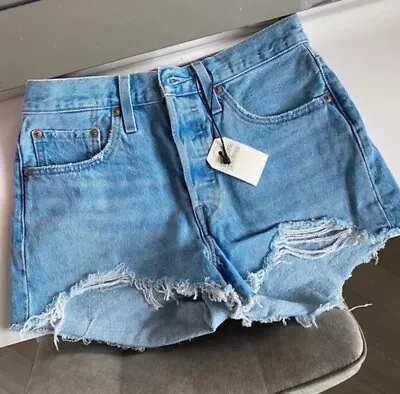 Levi Denim Shorts Size 27 • £5