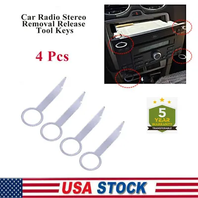 4PCS Car Radio Stereo Removal Release Tool Key For Audi Mercedes Benz Ford VW US • $2.99