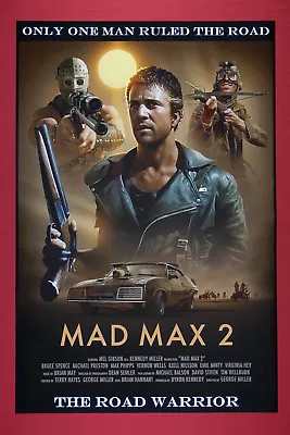 Mad Max 2 The Road Warrior Mel Gibson CollectibleArt Movie Poster 24X36 New MMX2 • $23.95