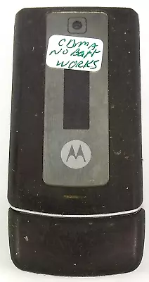 Motorola Moto W385 - Black And Gray ( Unknown CDMA Network ) Cellular Flip Phone • $6.79